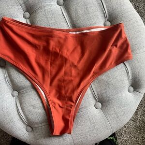 Rustic Orange Plus Swim Bottoms